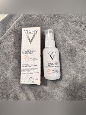 NWT! Vichy UV-Age Daily Sunscreen- Photo Protective Water Fluid - SPF 60